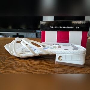 Circus by Sam Edelman White Strappy Sandals